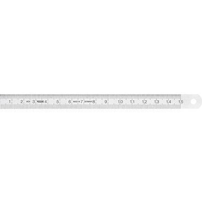 1010020015 Vogel 150mm Steel Metric Ruler