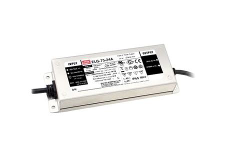 ELG-75-C1400AB-3Y MEAN WELL LED Driver, 61V Output, 75W Output, 1.4A Output, Constant Current Dimmable