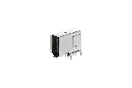 55445-1029 Molex 10 Way Right Angle Through Hole Firewire Connector, Socket