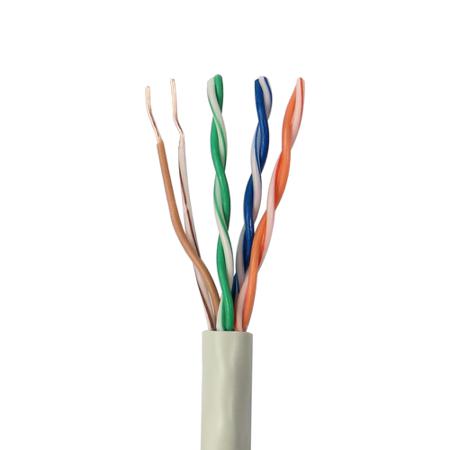 205-112 RS PRO, 305m Cat6, Grey Unterminated to, Unshielded Unshielded, Unterminated PVC Sheath