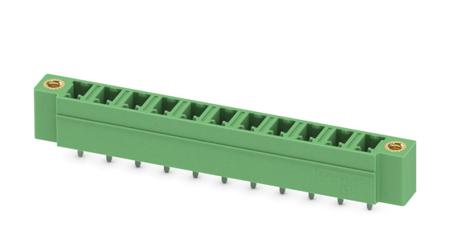 1847709 Phoenix Contact, 5.08mm Pitch, MCV 1.5/11-GF-5.08, 11 Way, Pluggable Terminal Block, Header, Solder Termination,