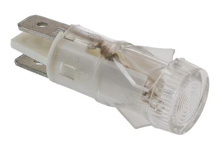 C287000NAQ Arcolectric (Bulgin) Ltd 2870 Series Neon Panel Mount Indicator, 110V ac, 12.7mm Mounting Hole Size, Solder Tab