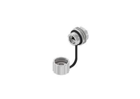 17-150134 CONEC 17 Series Single-Port RJ45 Receptacle Assembly Kit, Cat6a, Shielded