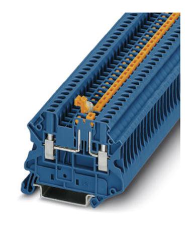 3046553 Phoenix Contact  UT 2.5-MT BU Series Blue, 0.14 → 4mm², Single-Level, Screw Termination