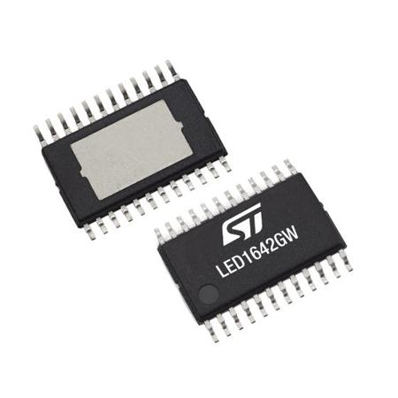 LED1642GWXTTR STMicroelectronics  Gate Driver, 40 mA 24-Pin 5.5 V, TSSOP-24