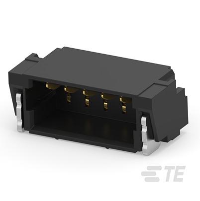 2483190-5 TE Connectivity 2483 Series Right Angle Surface Mount PCB Header, 5 Contact(s), 0.8mm Pitch, 1 Row(s), Shrouded