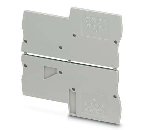 3209112 Phoenix Contact D-STIO 2.5/3 Series End Cover for Use with Modular Terminal Block