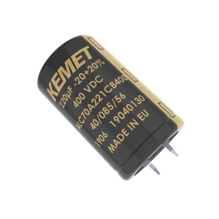 ALC70A271BB250 KEMET 270μF Aluminium Electrolytic Capacitor 250V dc, Snap-In -