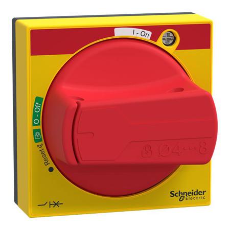GVAPR65S Schneider Electric Red Rotary Handle, TeSyS GV Series