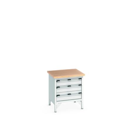 41002010-16V Bott 41002010.16V Sheet Steel Workbench, 840mm x 750mm x 750mm