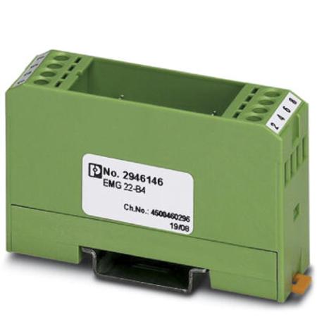 2946146 Phoenix Contact EMG 22-B4 Series Electronic Housing-Custom Circuit Module for Use with Solid State Relay Module