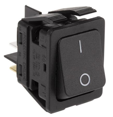 C6050ALAAC Arcolectric (Bulgin) Ltd DPST, On-Off Rocker Switch Panel Mount
