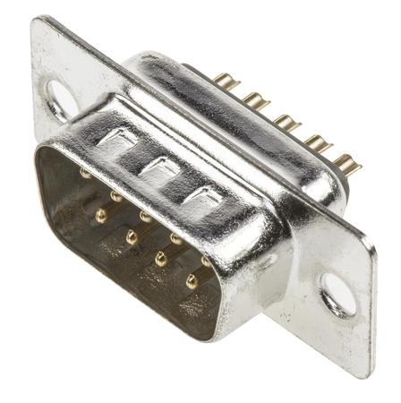 A-DS 09 LL/G ASSMANN WSW A-DS 9 Way Panel Mount D-sub Connector Plug
