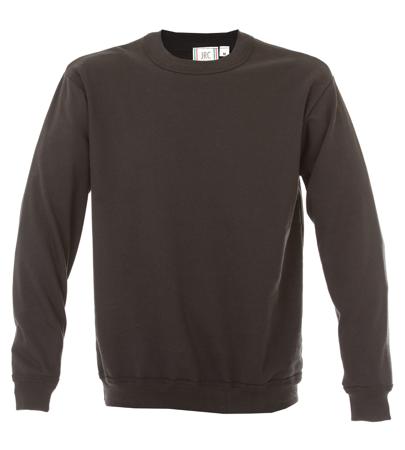988282-S-BLACK JRC 988282 Black 30% Polyester, 70% Cotton Sweat Shirt S