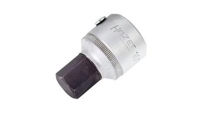 1010-17 HAZET Hexagon Screwdriver Bit, 19 mm Tip, 19 mm Drive, Hex Drive, 56.5 mm Overall