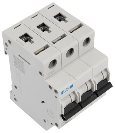 168086 FAZ6-D50/3 Eaton xEffect MCB, 3P, 50A Curve D, 230 → 400V AC, 6 kA Breaking Capacity