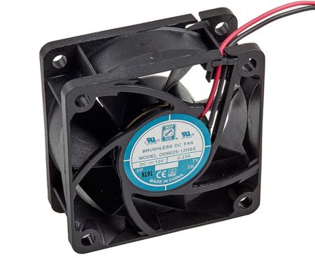 668-8827 RS Pro Axial Fan, 60 x 60 x 25mm, 42.5m³/h, 2.8W, 12 V dc