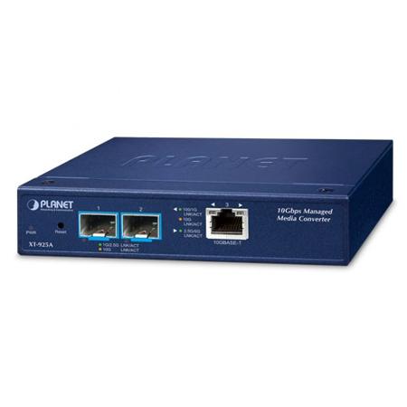 XT-925A Planet RJ45 Ethernet Media Converter, Copper, 60000Mbit/s, Half/Full Duplex 100km