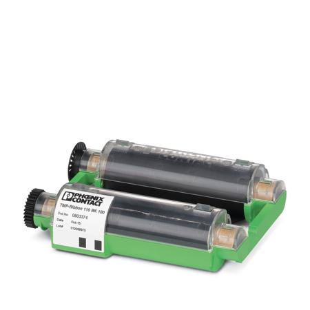 0803374 Phoenix Contact  Black Label Printer Ribbon, 110mm Width