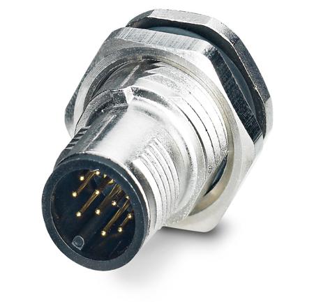 1559932 Phoenix Contact Circular Connector, 12 Contacts, Rear, M12 Connector, Plug, Male, IP65, IP67