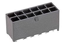 76829-0112 Molex Mega-Fit 76829, 5.7mm Pitch, 12 Way, 2 Row, Vertical PCB Header, Through Hole
