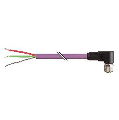 X67CA0B32-0150 B&R Right Angle Male 5 way 5 Pin Socket to Unterminated Actuator/Sensor Cable, 15m