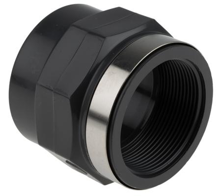 721911011 Georg Fischer PVC-U Socket, 2 in Rp Female x 2 in Cement Male