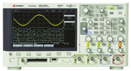 DSOX2024A Keysight Technologies  InfiniiVision 2000 X Series, 200MHz Bench Oscilloscope, 4 Analogue Channels - RS
