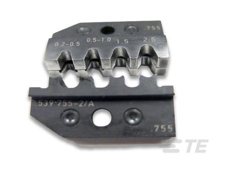 539755-2 TE Connectivity, 53975 Crimp Die, Open Crimp Barrel