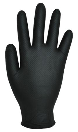 GL1002 BM Polyco Black Nitrile Gloves size 8 - M Powder-Free x 100