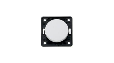 936712509 Berker White Push Button Light Switch, 1 Gang, INTEGRO