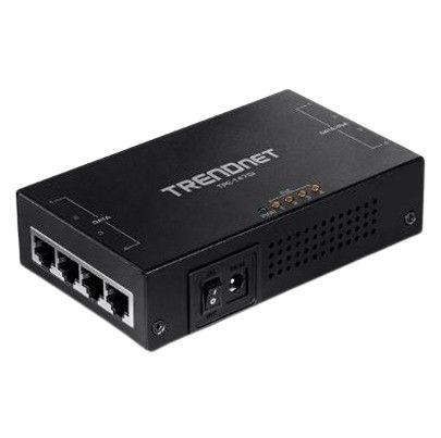 TPE-147GI Trendnet 4 Port POE Injector, 240V ac Input, 55V dc Output, 1.3A, 70W