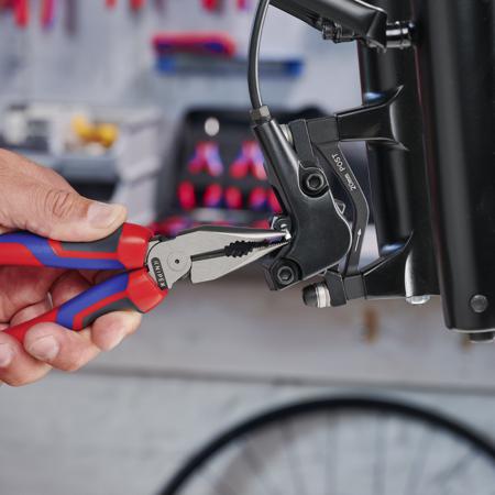 08-22-185 Knipex 22 Combination Pliers, 185 mm Overall, Straight Tip