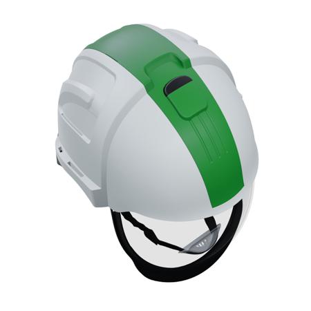 V1-BK-G Penta Visarc White Hard Hats with Chin Strap, Adjustable