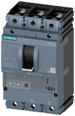 3VA2125-0HL32-0AA0 Siemens, SENTRON MCCB 3P 25A, Breaking Capacity 200 kA, Fixed Mount