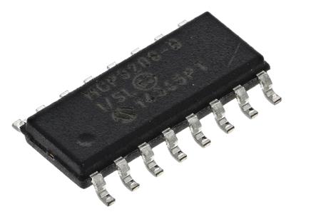 MCP3208-BI-SL Microchip MCP3208-BI/SL, 12-bit Serial ADC Pseudo Differential, Single Ended Input, 16-Pin SOIC