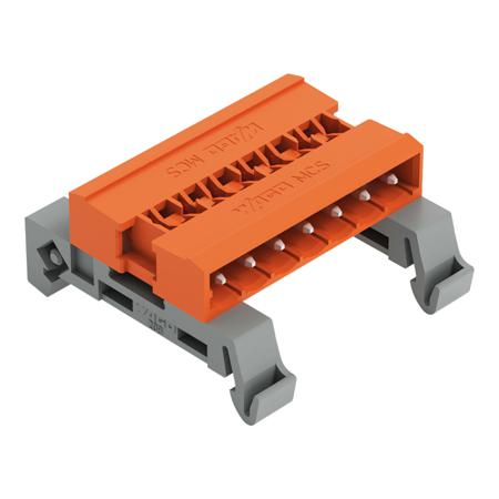232-537/007-000 WAGO, 5.08mm Pitch, 232, 7 Way, Pluggable Terminal Block, Pin Header, DIN Rail Mount, Plug-In Termination,