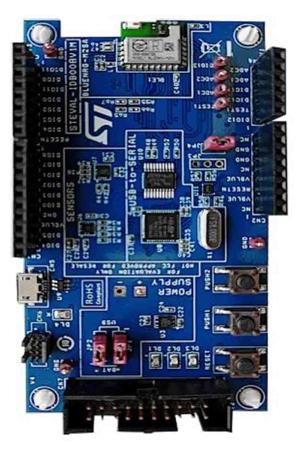 STEVAL-IDB008V1M STMicroelectronics Evaluation platform based BlueNRG-M2SA Bluetooth Evaluation Base Board for BlueNRG-M2SA 8MHz