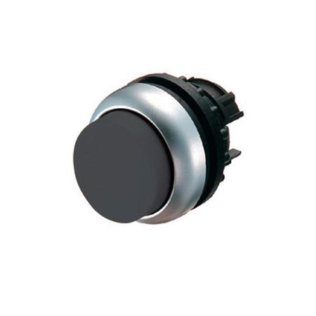 216636 M22-DH-S Eaton RMQ Titan M22 Series Black Momentary Push Button Head, 22mm Cutout, IP67