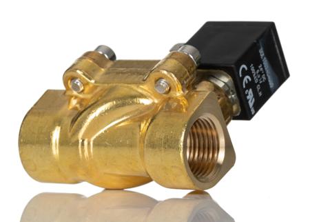 255-4179 RS PRO Solenoid Valve, 2 port(s) , NC, 24 V, 1/2in