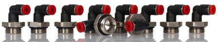 C02470438 Norgren, Push In 4 mm, Threaded-to-Tube Connection Style