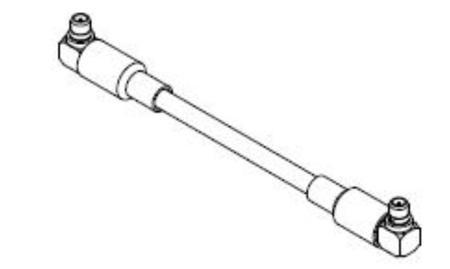 897616791 Molex 73116 Series, 304.8 mm, RG316 Coaxial, Terminated 50 Ω