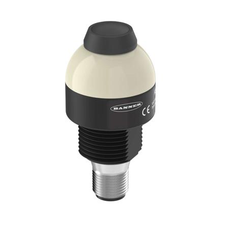 K30LGRYPPB2Q Banner K30 Series Illuminated Push Button Switch, Momentary, Panel Mount, 22mm Cutout, SPST, 30V dc, IP67