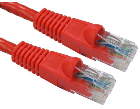 286-3131 RS PRO, Cat6 Cat6, Red RJ45 to Male RJ45 Male, UTP Unshielded, Terminated PVC Sheath