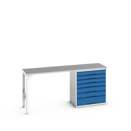 16921964-11 Bott Steel Workbench, 300kg Max Load, 930mm x 600mm x 2000mm