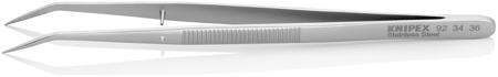 92 34 36 Knipex 155 mm, Stainless Steel, Serrated, Tweezer