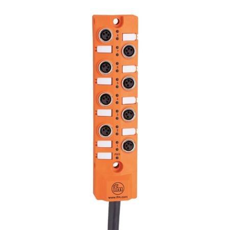 EBC066 ifm electronic EBC Series Sensor Box, M8, 5m cable, 8 port