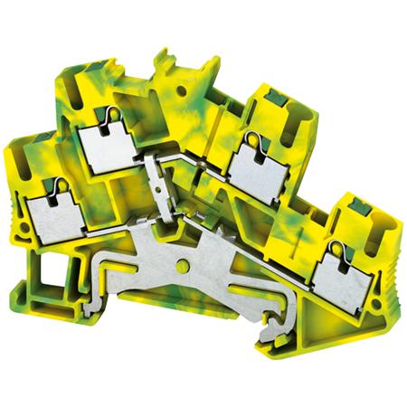 NSYTRP24DPE Schneider Electric  Linergy TR Series Green, Yellow, 2.5mm², 2-Level, Push In Termination