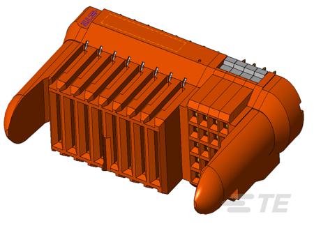 1892787-9 TE Connectivity Minipak Series Vertical Board Mount PCB Header, 28 Contact(s), 2.75mm Pitch, 5 Row(s), Shrouded