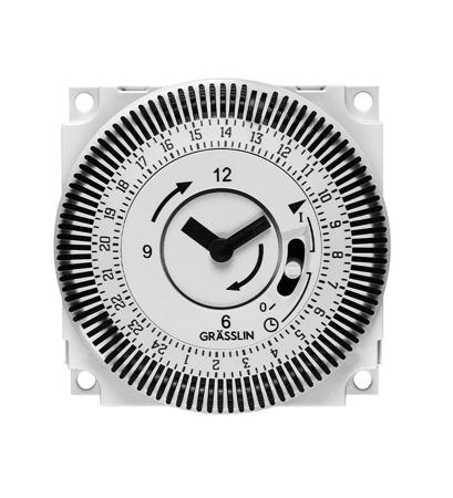 02-76-1001-1 Grasslin Analogue Time Switch 110 → 230 V ac, 1-Channel